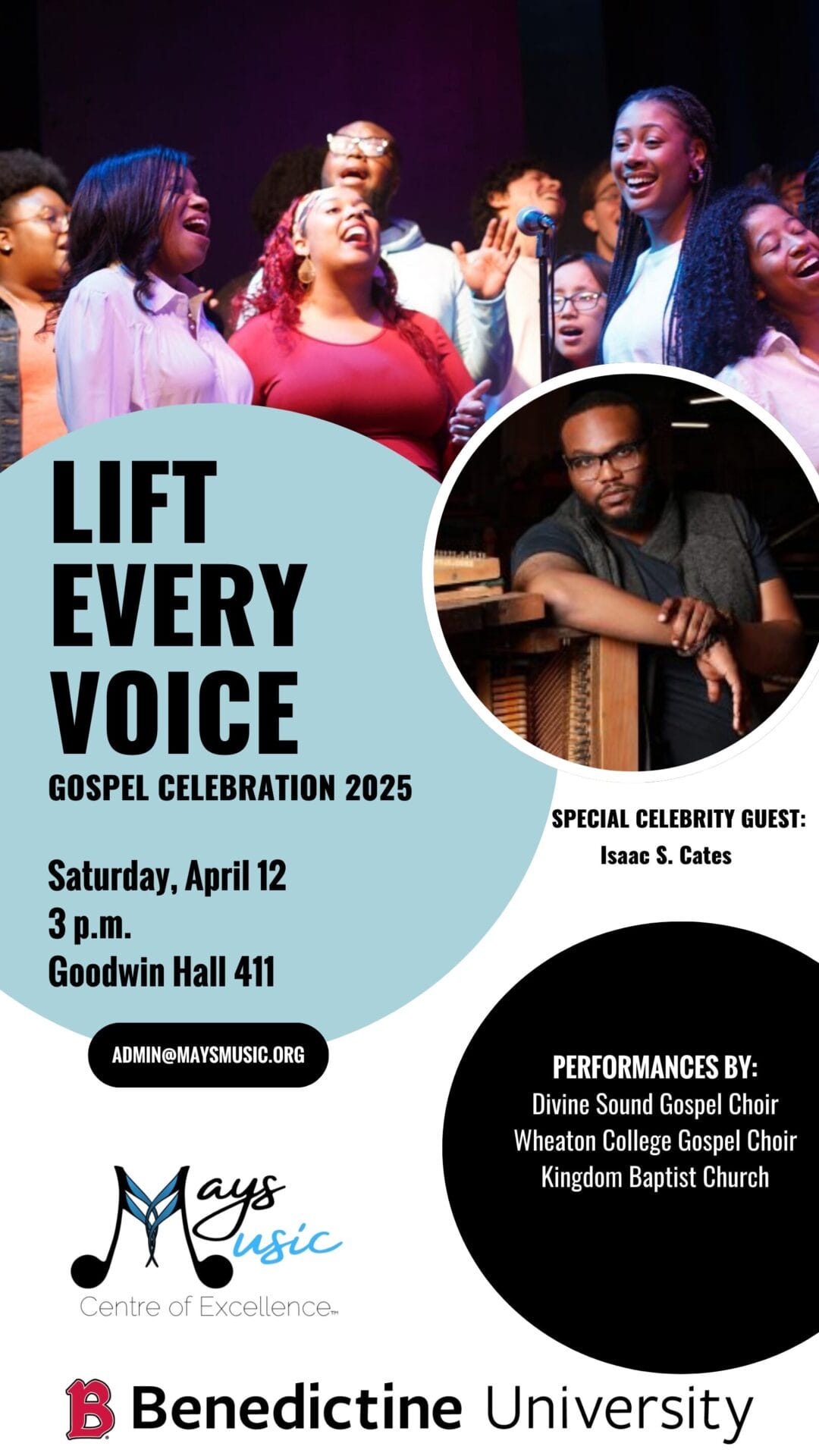 Benedictine University and Mays Music Centre of Excellence Present “Lift Every Voice”