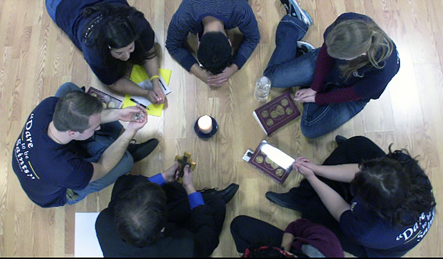 Campus ministry, A group of people sitting in a circle.